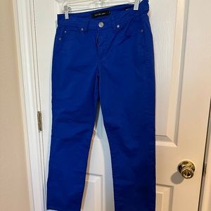 Calvin Klein Jeans Royal Blue Skinny Crop Pants Size 8 Like New